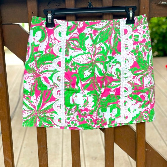 Lilly Pulitzer skort multi colored pink and green - Picture 1 of 7